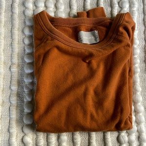 Everlane Lightweight French Terry Crew in Cider